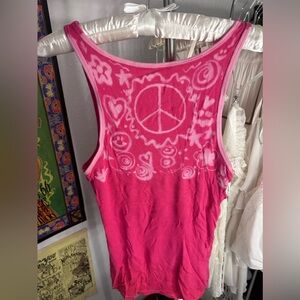 Tank top lot!! Dyed & cut wide-strap! Sizes M-XL, pink, red, blue, green, yellow